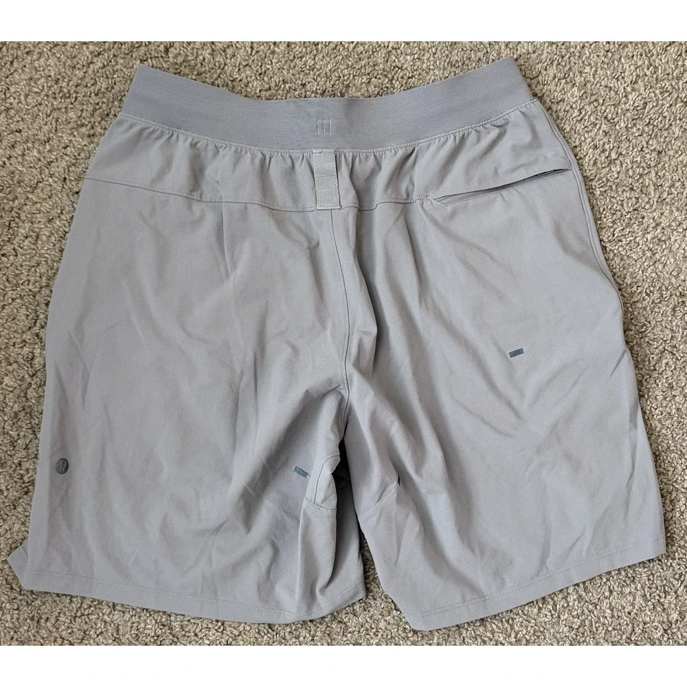 lululemon athletica Men's Light Gray Athletic Shorts